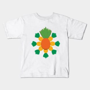 Pineapple Wreath Kids T-Shirt